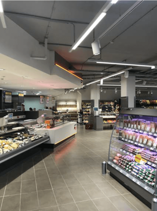 Spar Szupermarket felújítása